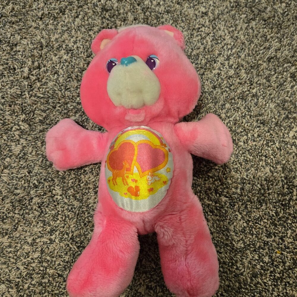 Vintage Love a Lot Care Bear Plush 1991 Kenner Environmental